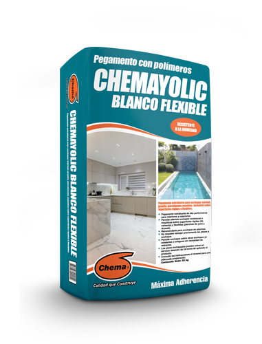 CHEMAYOLIC PEGAMENTO BLANCO FLEXIBLE 25KG - CHEMA