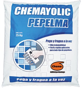 CHEMAYOLIC PEPELMA BLANCO 25KG CHEMA
