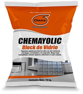 PEGAMENTOS PARA  BLOCK DE VIDRIO 10KG - CHEMA